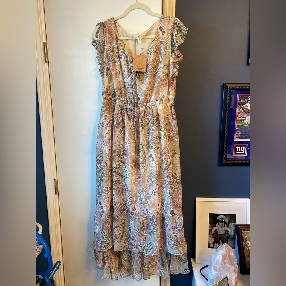 Kori High Low Dress NWT